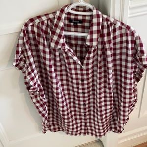 Madewell loose fit shirt. Cute for warmer fall days!